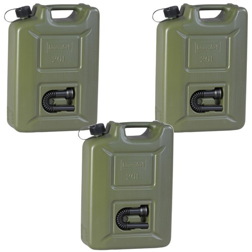 3er set benzinkanister army - set, 20