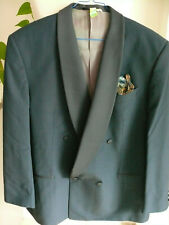 Wilvorst / Whoopi Vintage Hochzeits-Anzug, Gr. 52, 3teilig, petrol