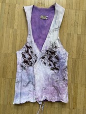 Orig. PEOPLE OF THE LABYRINTHS PotL Weste Leder Hippie lila Gr.S Unikat NP548€