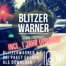Blitzerwarner Download passend für VW Discover Pro & Media incl. 1 Jahr Updates