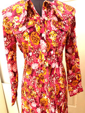 Neu - Midi-Kleid YAS im Western-Look großer Kragen Gr. XL 42/44