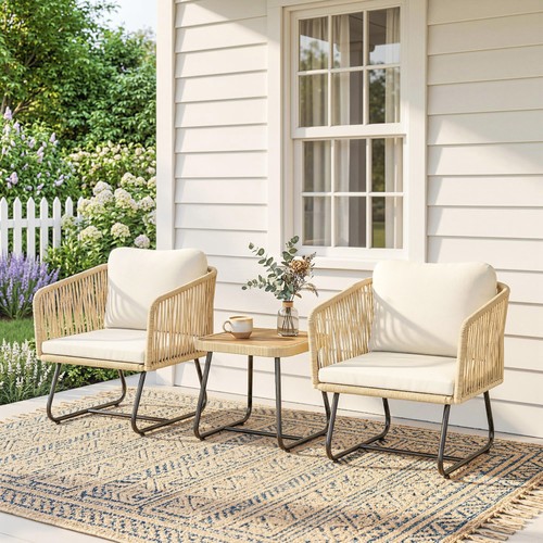 Outsunny rattan bistroset - outsunny,