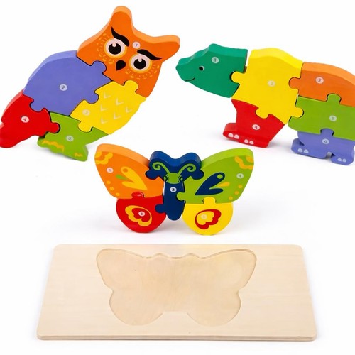 Holz puzzle set - holz,
