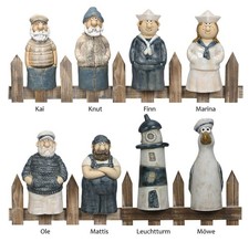Zaunfigur Kai + Knut