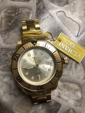Original Invicta Grand Diver 3051 Herrenuhr Golden Automatik LUXUS