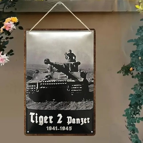 Blechschild panzer tiger - panzer, 2