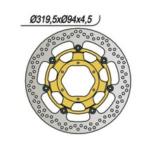 BREMSSCHEIBE VORNE NG 1015