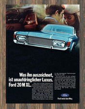 Ford P7 20M XL - Reklame Werbeanzeige Original-Werbung 1970