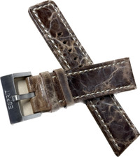 Ersatz Uhren Lederarmband Esprit Bandanstoß 25 mm Braun Marmoriert  50025001