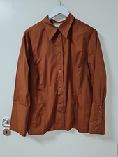 Bluse Damen Vivien Caron Braun Gr.48 Neu