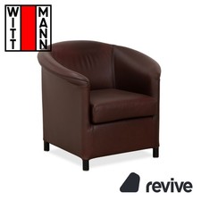 Wittmann Aura XL Leder Sessel Braun Rot