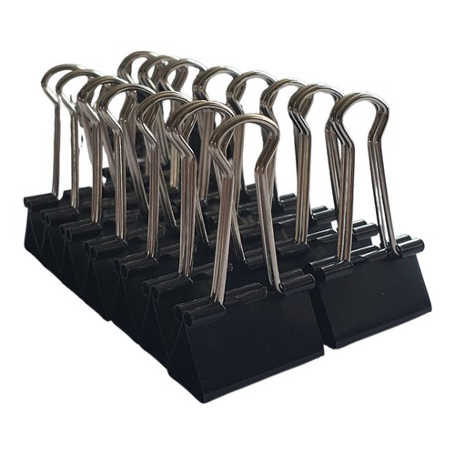 15x foldback clips klammern - clips,