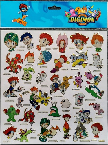 Original digimon aufkleber - digimon, 32