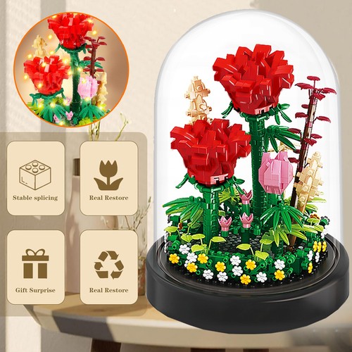 Blumen bausteine set - blumen,