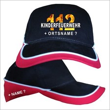 Kinder Feuerwehr Baseball Cap