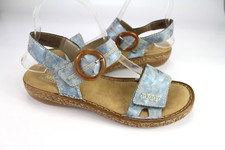 Rieker Gr.39 Damen Comfort Sandalen Sandaletten Slipper Sommer  WIE NEU   i 145