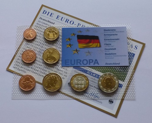 Euro proben deutschland 2001 - euro,