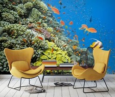 3D Meer Koralle Fisch Q7304