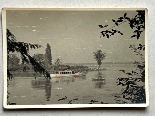 Orig foto altes fahrgastschiff - orig.foto,