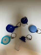 5 Stück Tupperware mini dose Schüsselanhänger unbenutzt