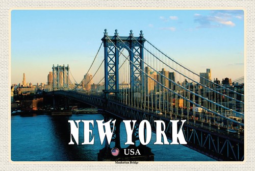 Blechschild 20x30 new york - blechschild,