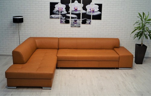 Echtleder ecksofa london mit - london,