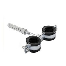 DoppelRohrschellen 3/8" 1/2" 3/4" 1"  Rohrschellen Befestigungsschellen Schellen