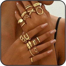 Stück gold ringe damen - stück,