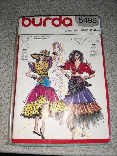 Burda 5495 schnittmuster - schnittmuster,