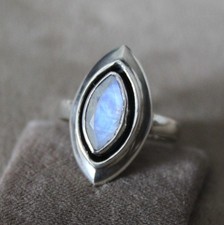 Schicker mondstein ring - schicker, mondstein-ring