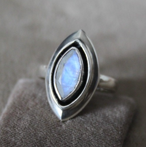 Schicker mondstein ring - schicker, mondstein-ring