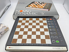 #SE2785# Vintage NOVAG Super Dynamic S843 Schachcomputer 80er *TOP Zustand* RAR