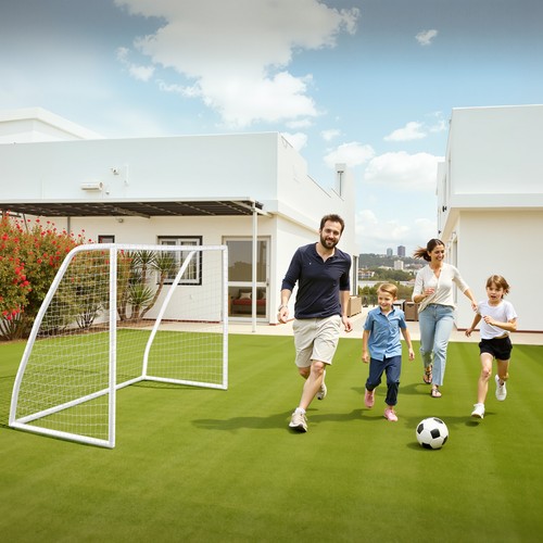 Wetterbeständiges fußballtor - wetterbeständiges,
