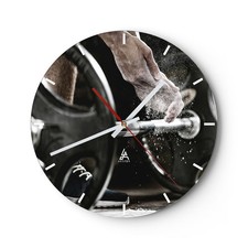 Modern Wanduhr 30x30cm Rund