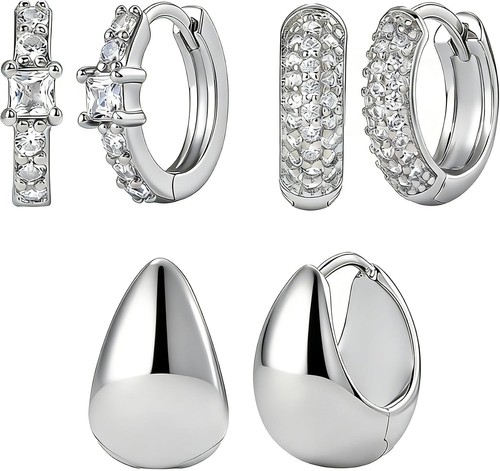 Paar 925 silber ohrringe - 925,