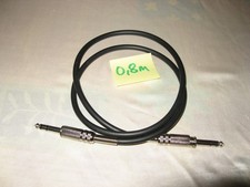 Mikrofonkabel MTI 0,8 Meter  2x Klinke male