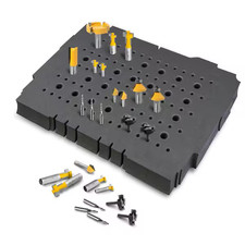 Router Bit Storage Tray for