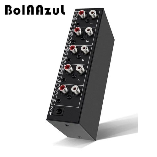 Stereo audio splitter 1x4 - audio,