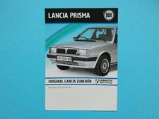 Prospekt / Katalog / Broschüre - Lancia - Prisma - Zubehör / Abarth - 1. Ausgabe