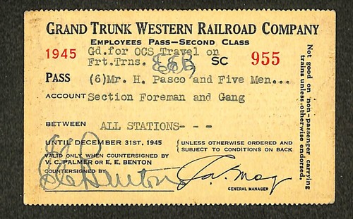 Grand trunk railroad - railroad, co.