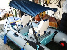 Fast neues Schlauchboot 3,5 m - mit Aluboden-  sowie Mercury 5 PS 2 Takt - Motor