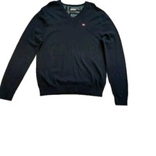 Pulover NAPAPIJRI geographic  Herren Oberteil Leicht Gr.S Cotton Schwarz Top 