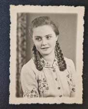 Altes Foto Portrait Frau Dame