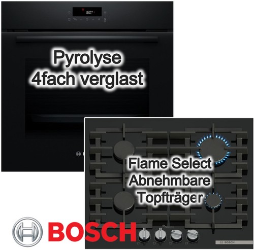 Bosch herdset gas - bosch, pyrolyse