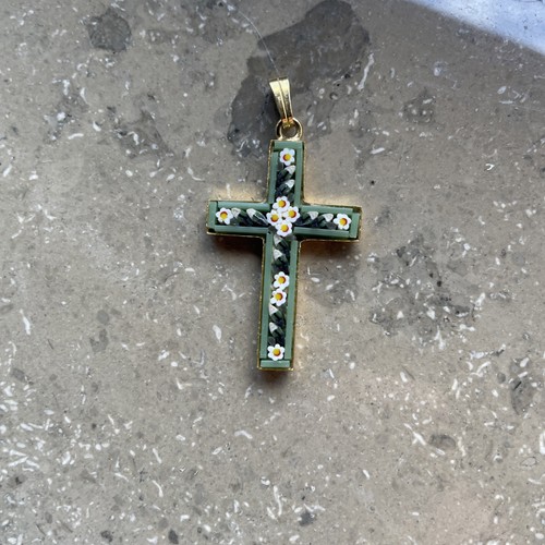 Florentiner mikromosaik kreuz - mikromosaik,
