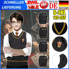 Harry Potter Weste Krawatte Sweatshirt Schule Uniform Kostüm Tops Gryffindor-