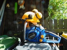 Schnitt Benzin Kettensäge mit 1x Nneu 2x Gebrauchte Sägektten mit Elt.Schärffer 