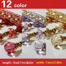 11m Vorhang Quaste Kristall