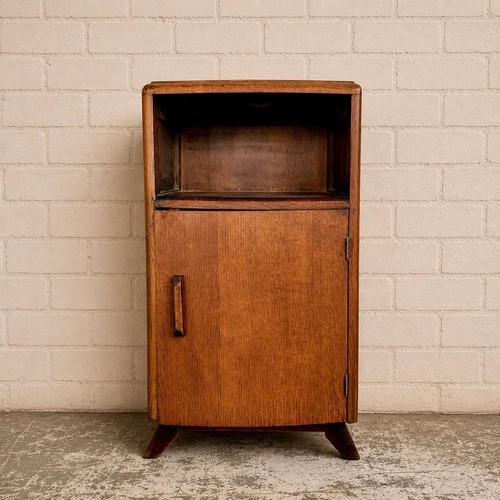 50er jahre nachtschrank eiche - 50er,