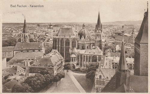Bad aachen kaiserdom - bad, von